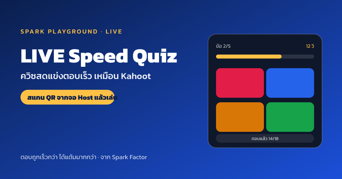LIVE Speed Quiz